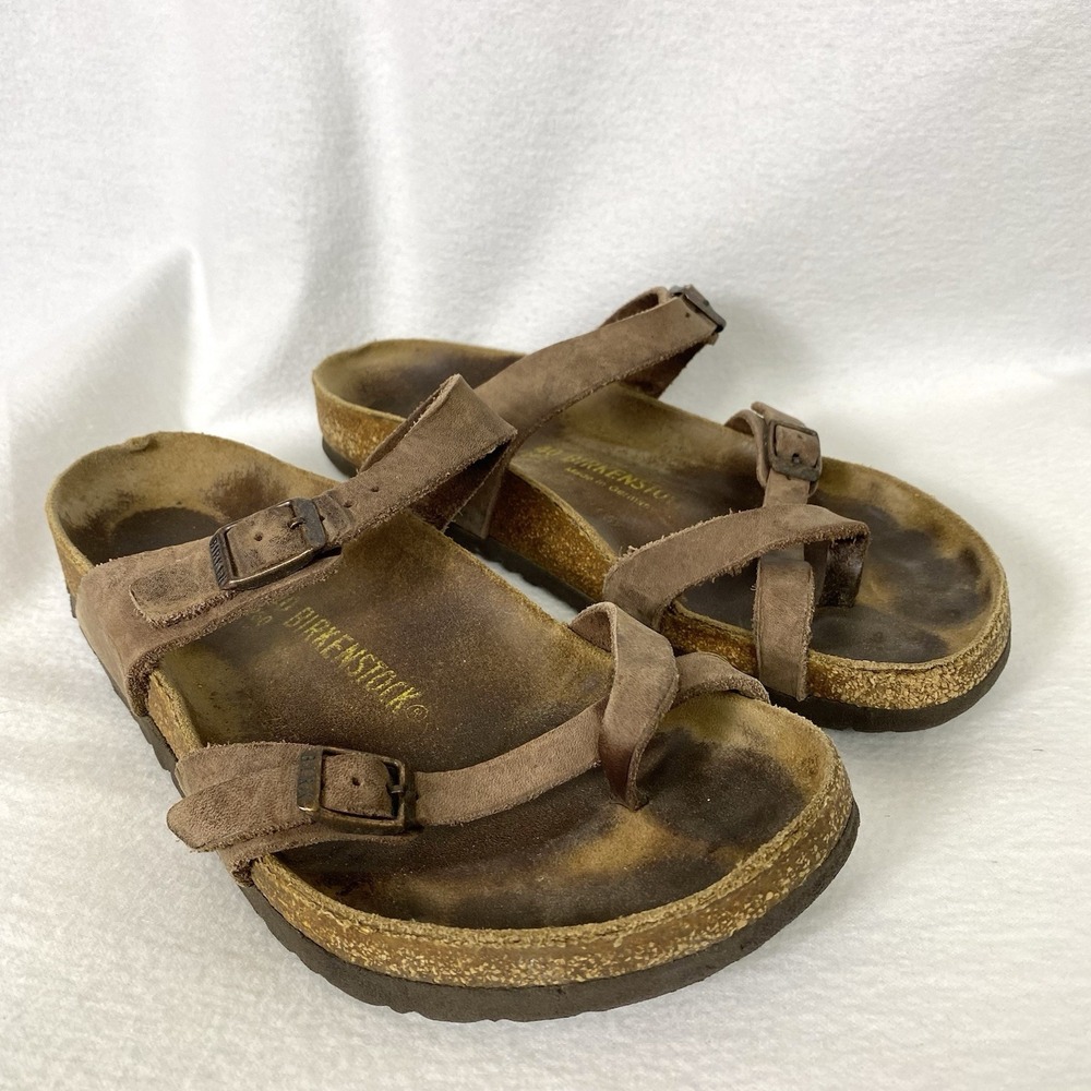 Birkenstock Mayari Womens Size EU 40 US 9.5 Sandals Brown Neutral Preppy Outdoor